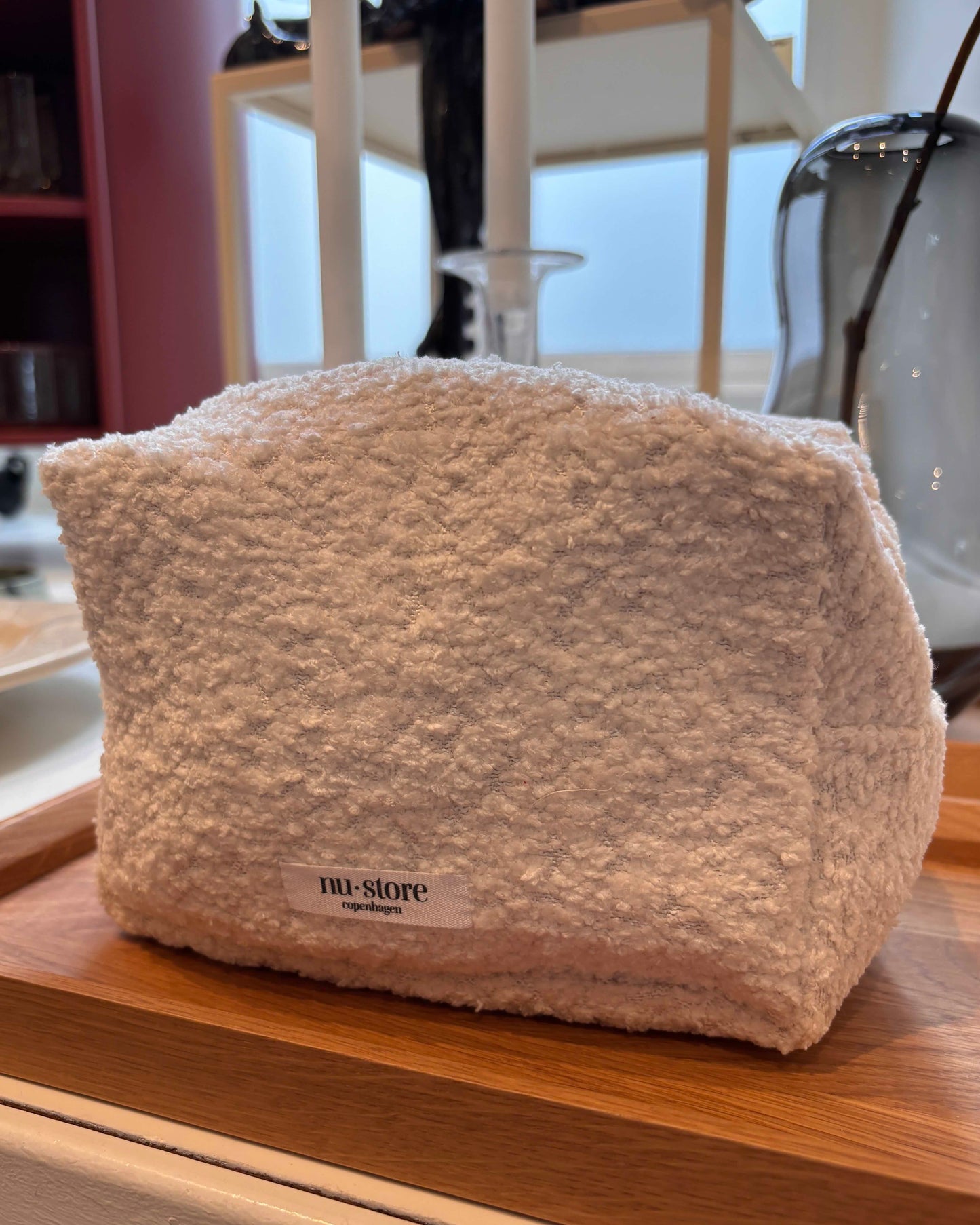 Hvid beauty bag