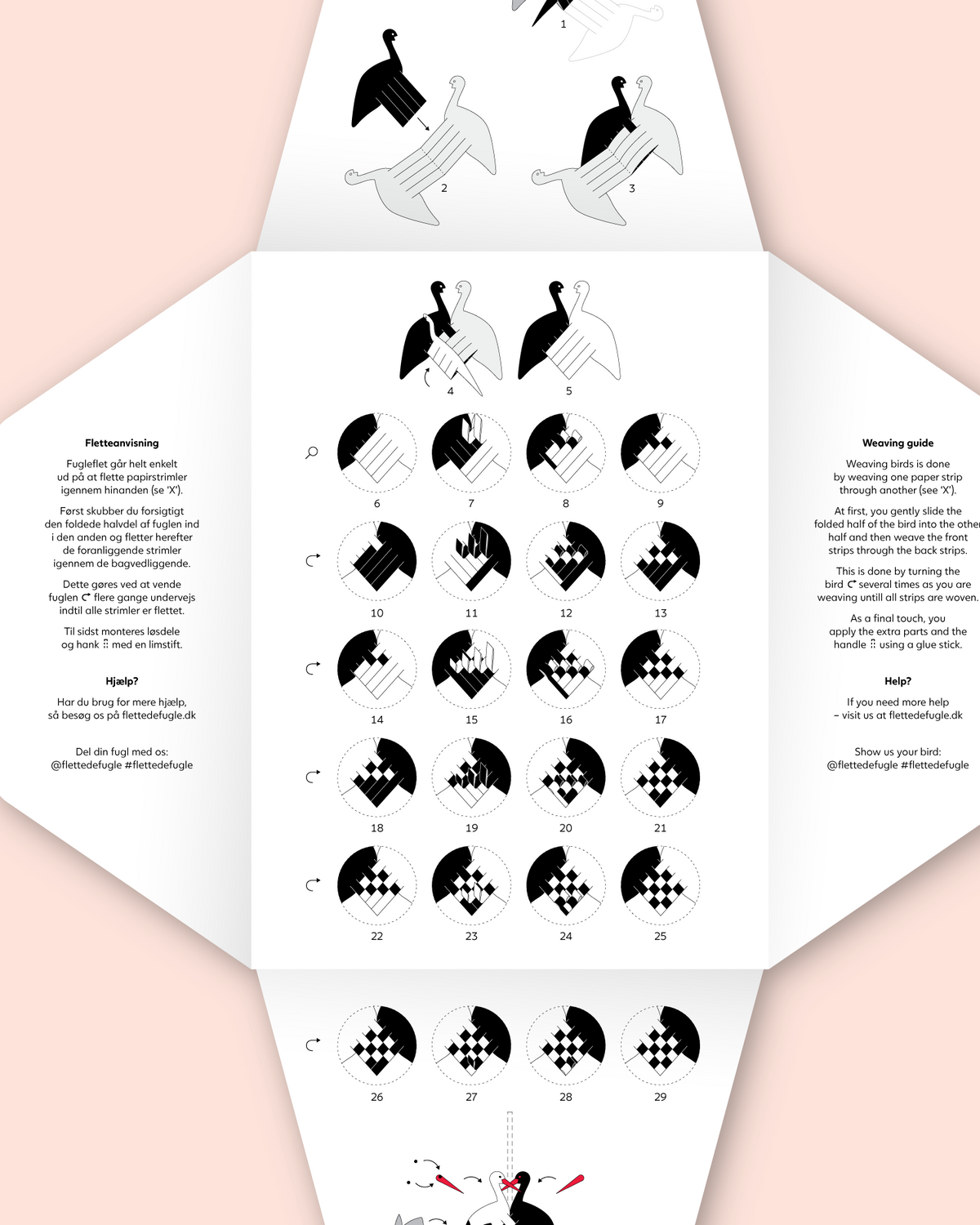 Flet selv fulg - Stork