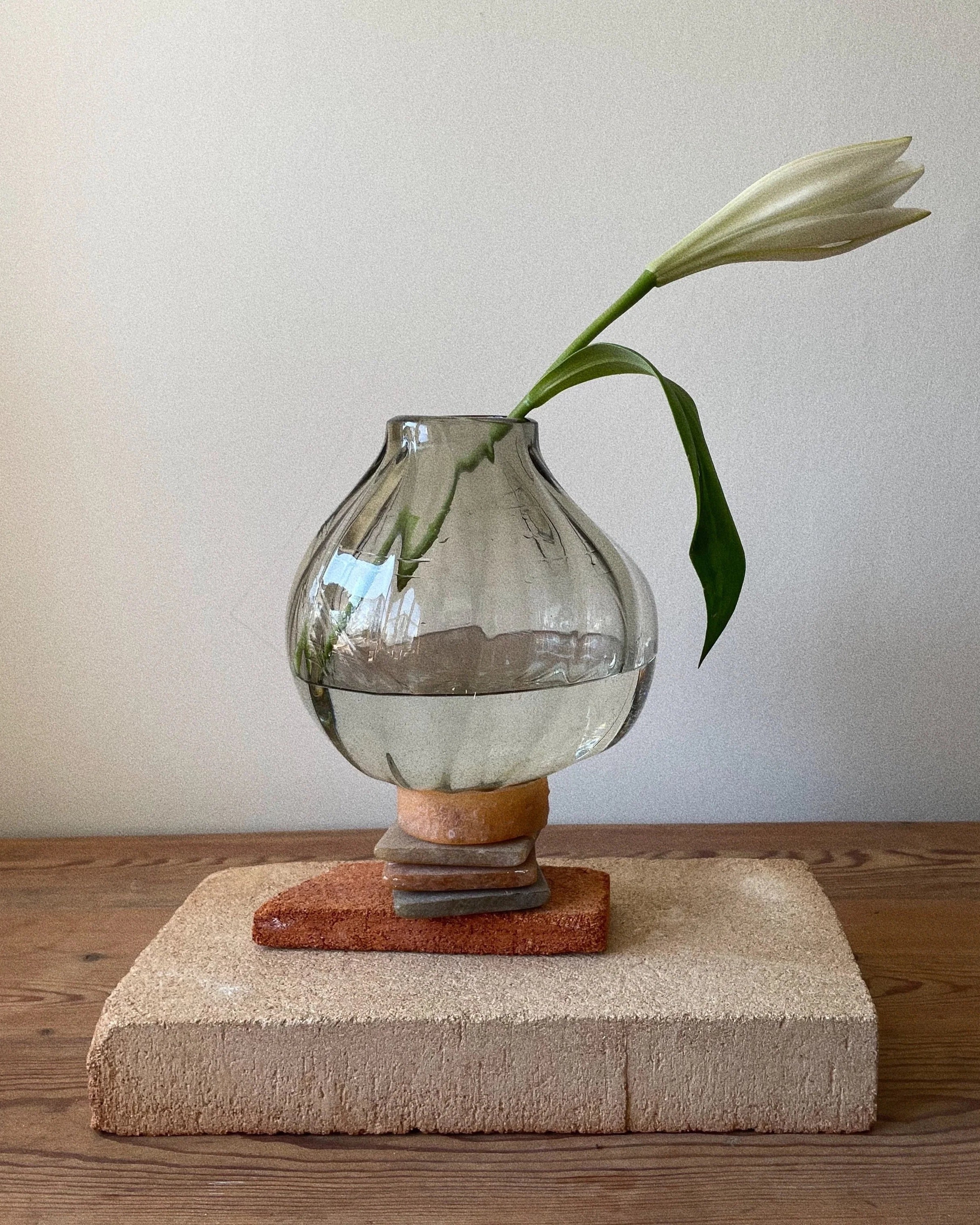 ReUse vase - Vase i mundblæst genbrugsglas