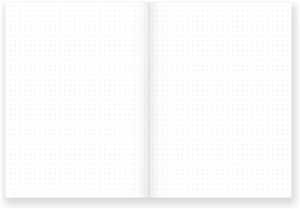 Bullet journal - blå