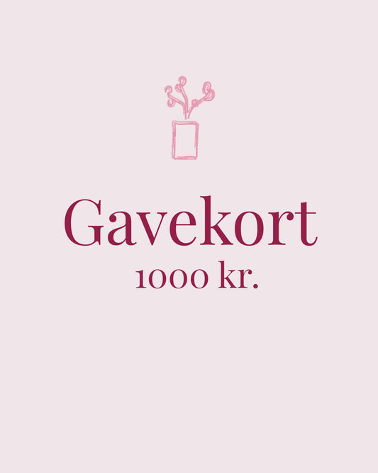 Gavekort til www.choisi.dk (1000 kr.)