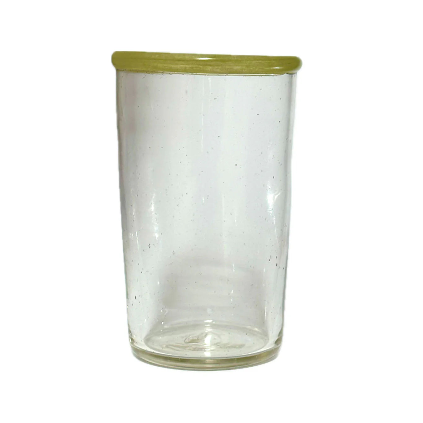 ReUse drikkeglass, farvet kant