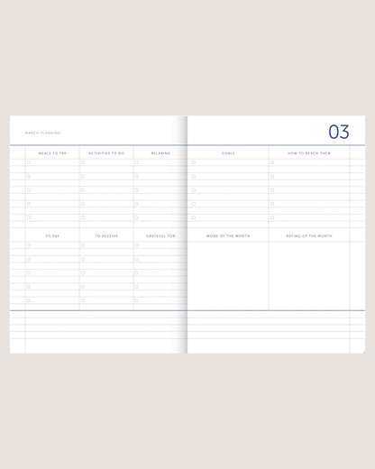 Kalender for 2027 med harlekin mønster
