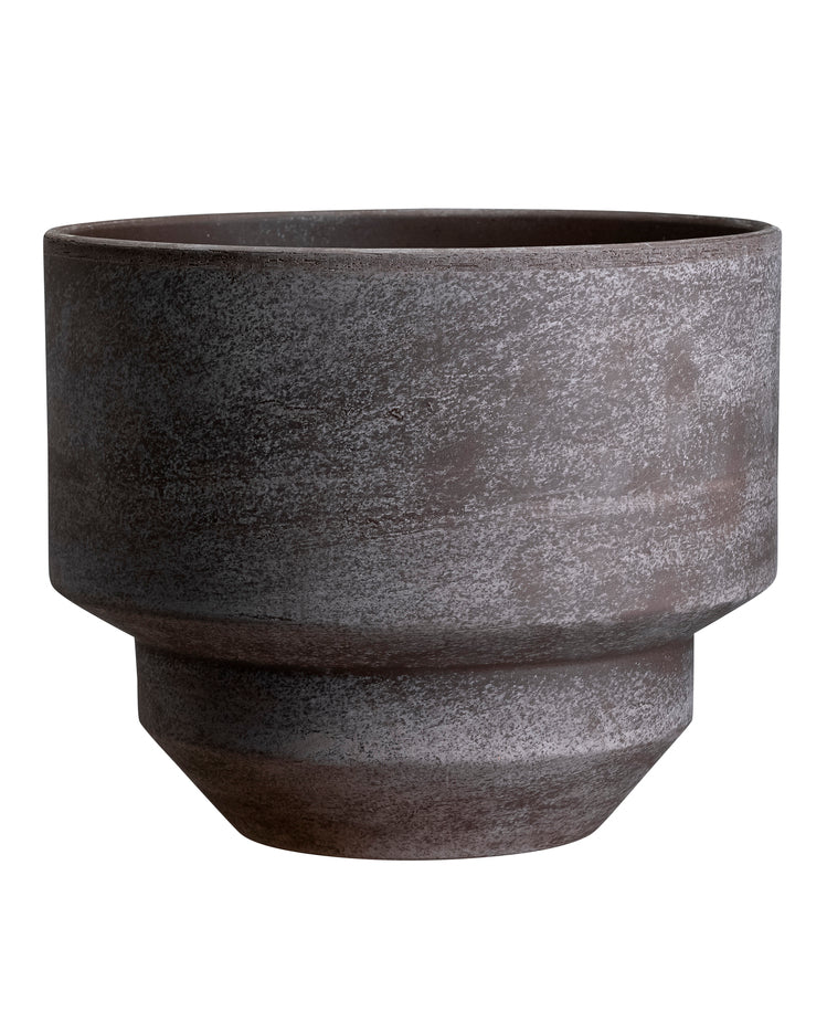 Hoff potte i grå terracotta