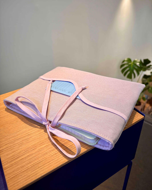 Dusty pink journal sleeve