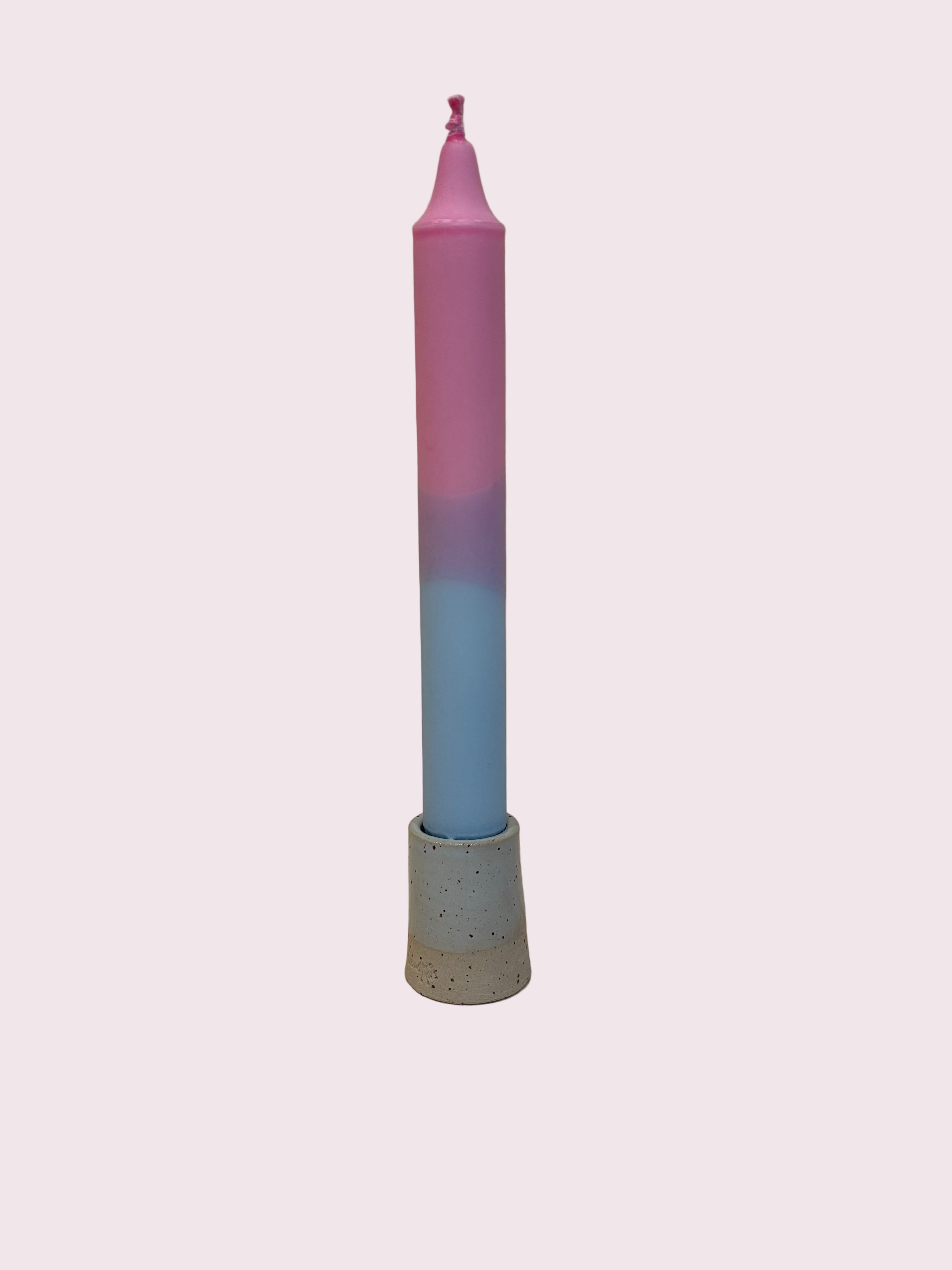 Håndlavet lys - Pink / Blue