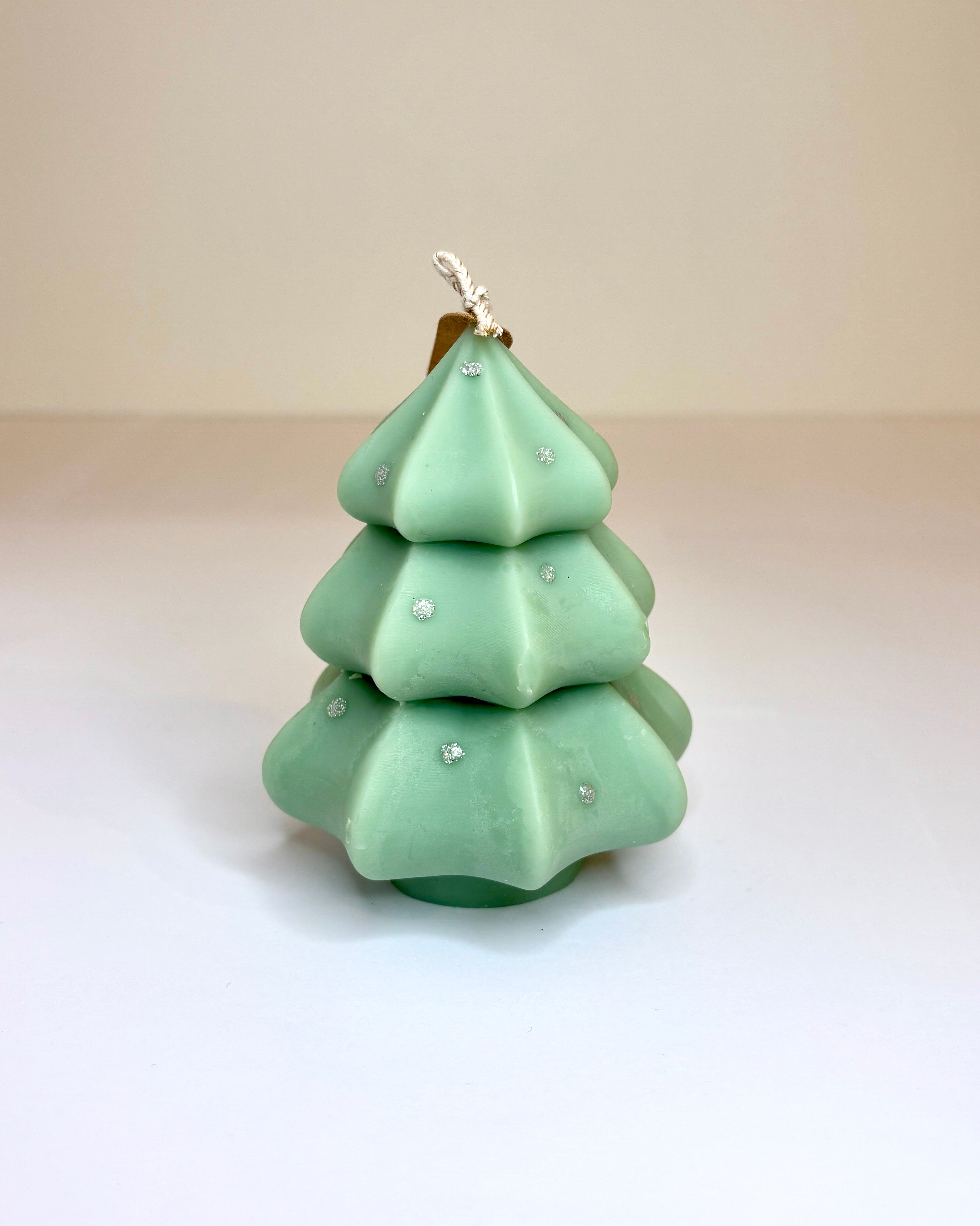 Juletræ lys i bi- og sojavoks