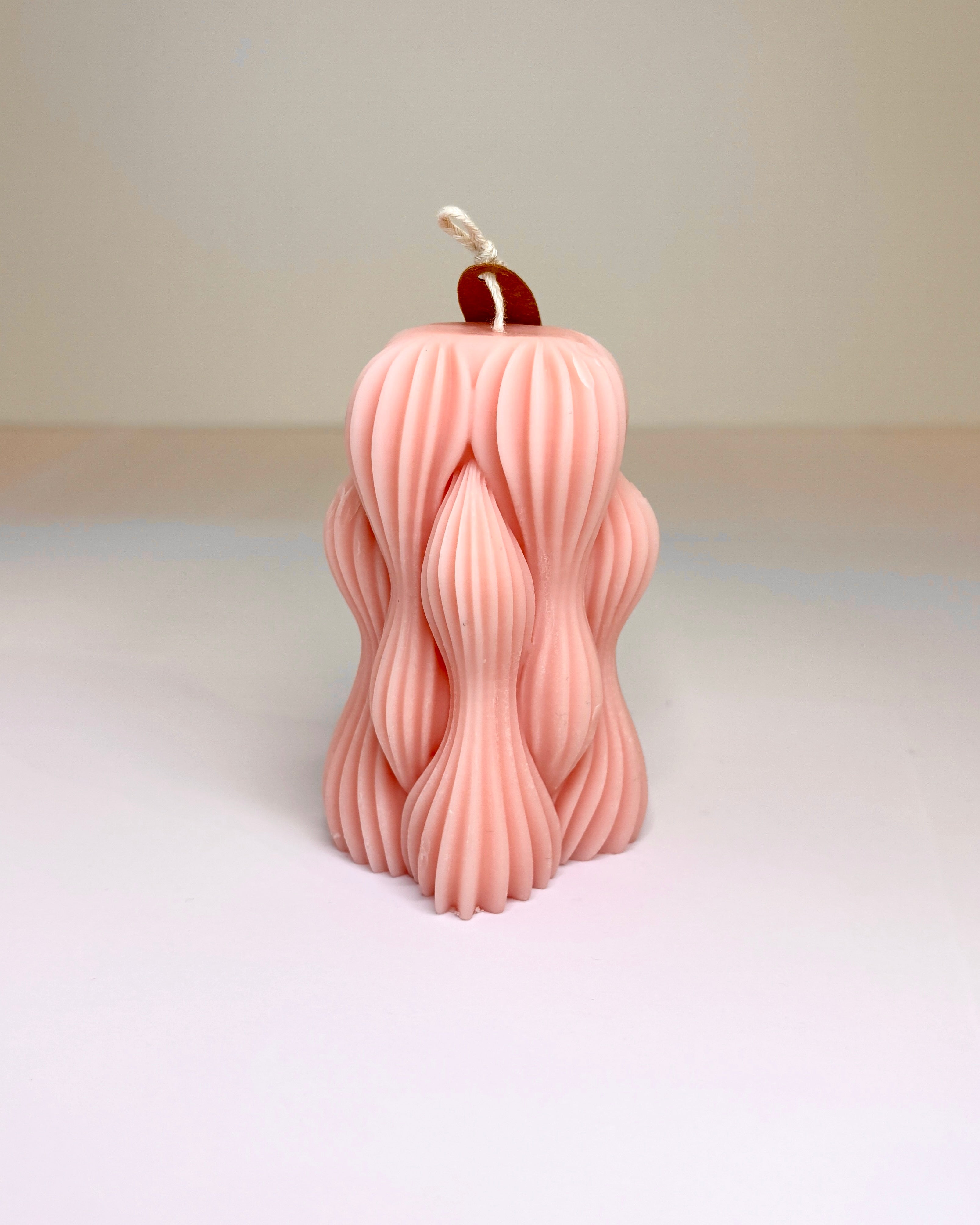 Koral lys i bi- og sojavoks