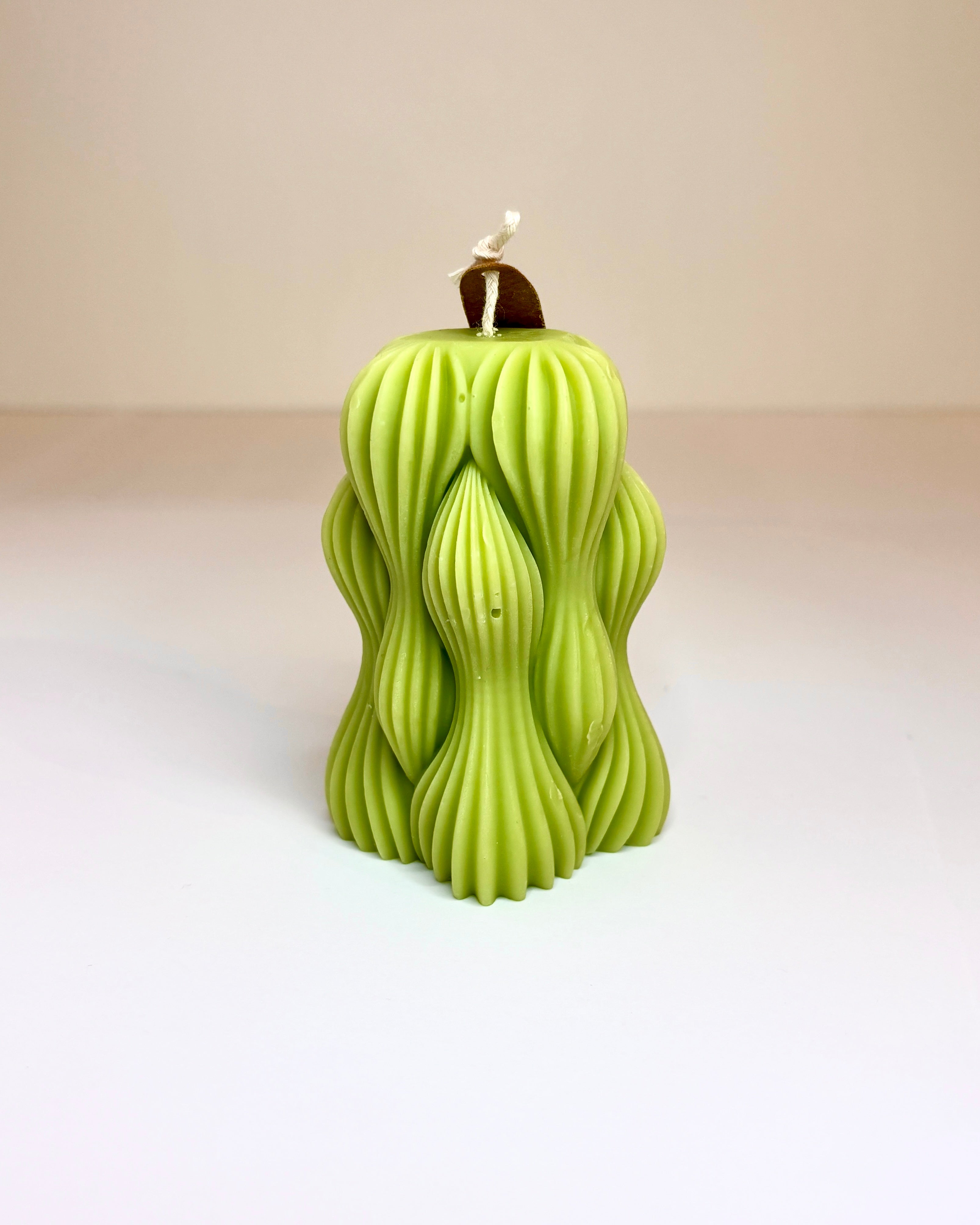 Koral lys i bi- og sojavoks