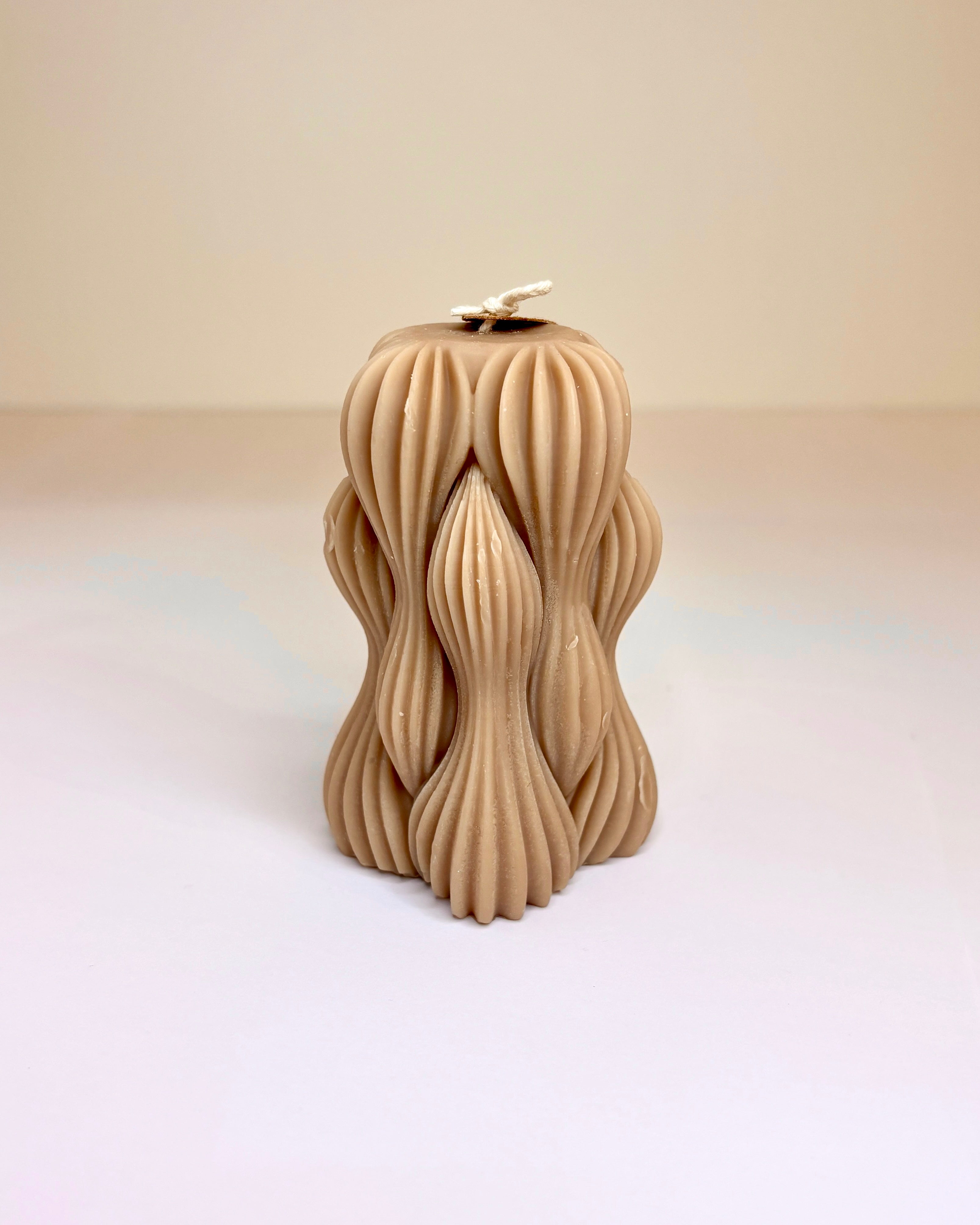 Koral lys i bi- og sojavoks