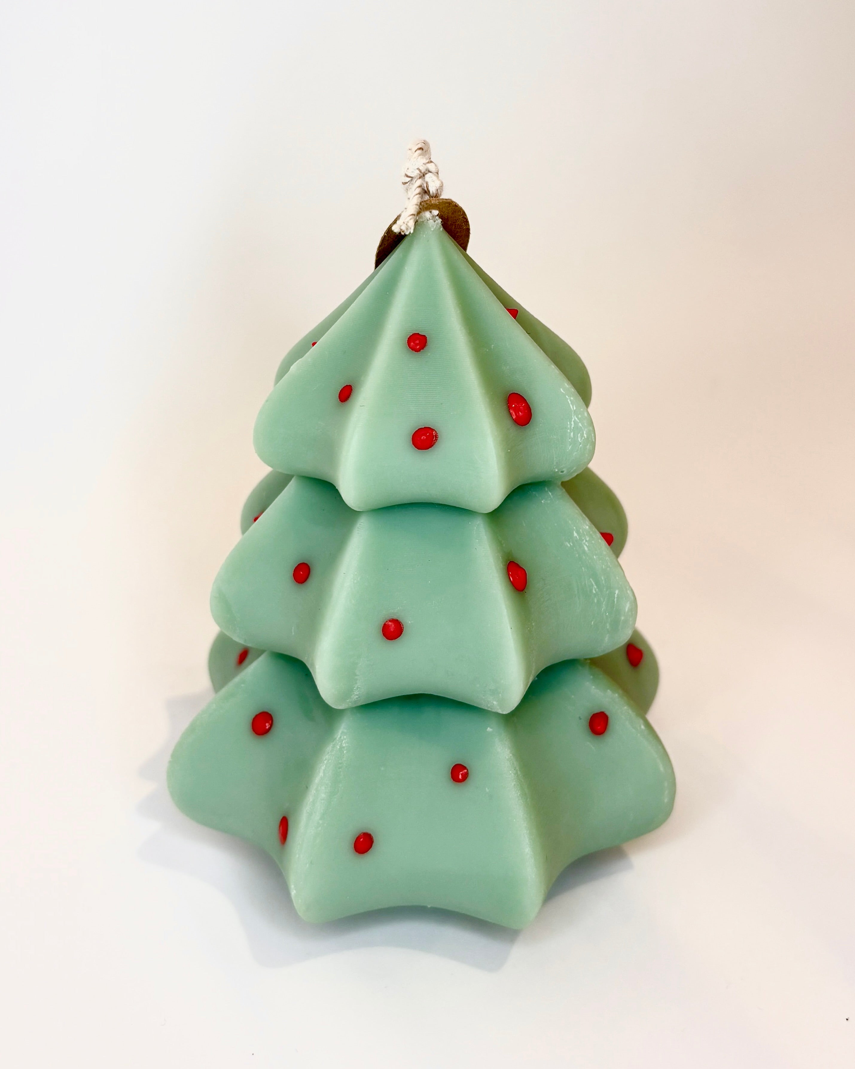 Juletræ lys i bi- og sojavoks