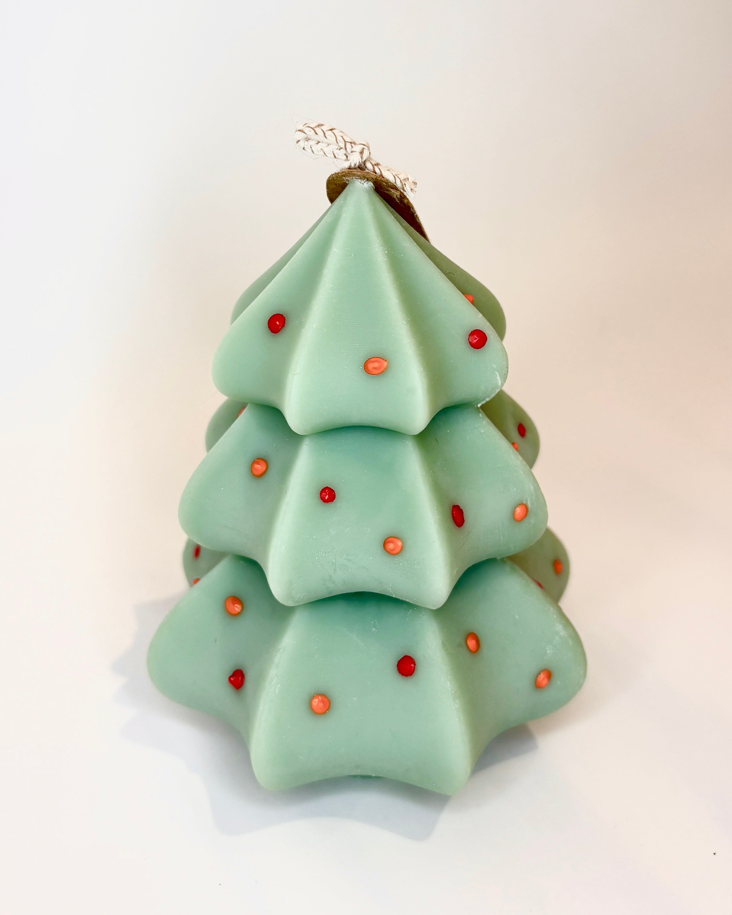 Juletræ lys i bi- og sojavoks