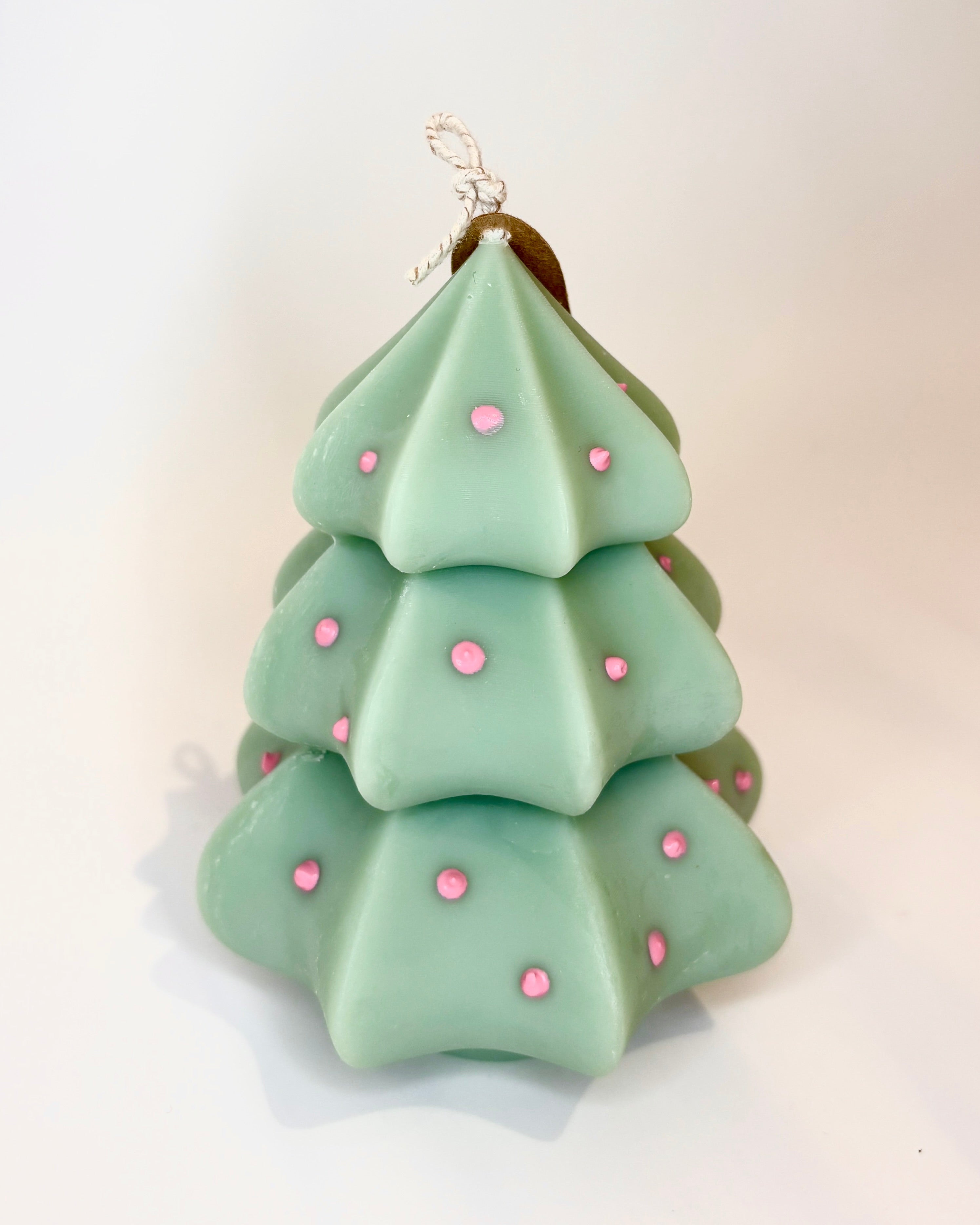 Juletræ lys i bi- og sojavoks