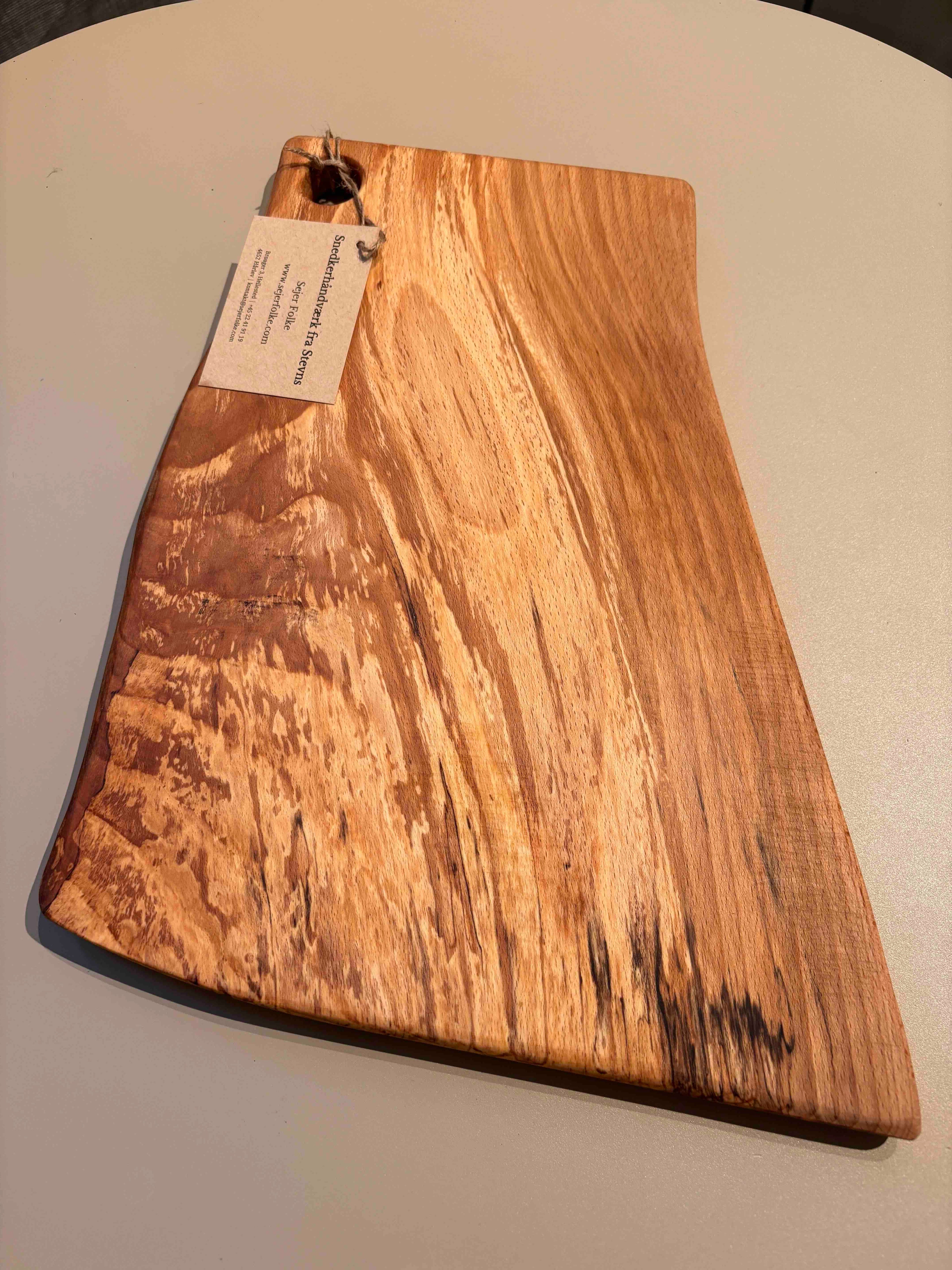 Skærebræt i bøg med indløb