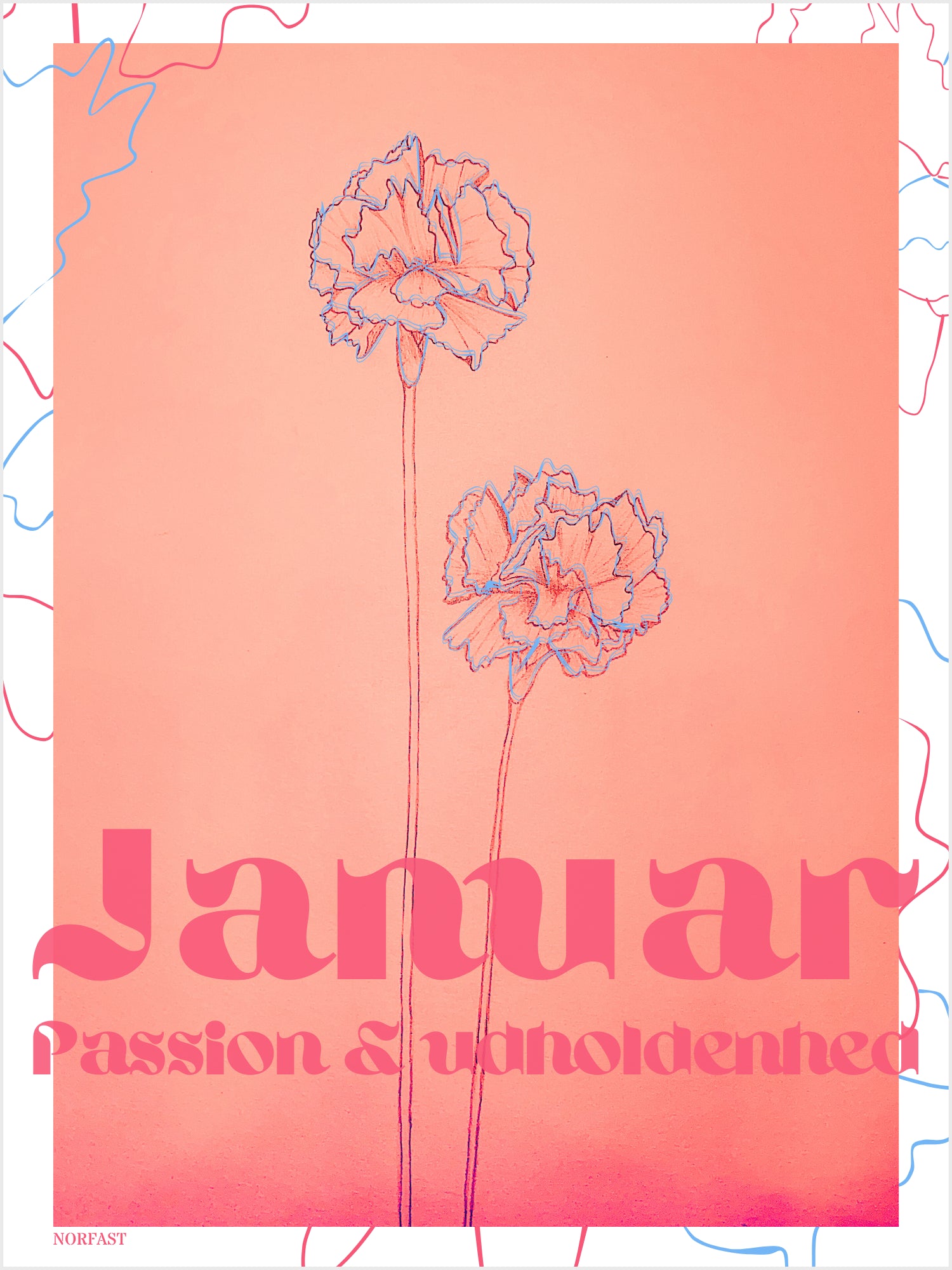Birth Flower Poster A4 - All Months