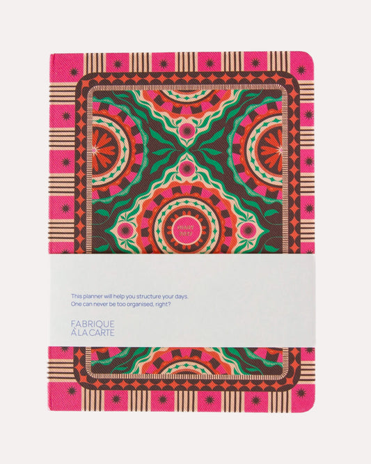Kalender for 2027 - pink mønster