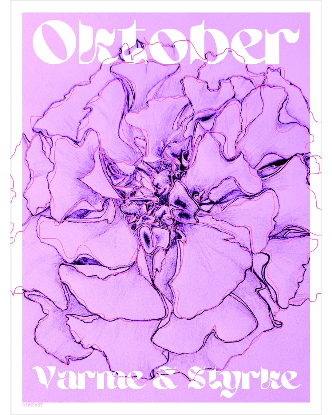 Fødselsblomst plakat A4 - Alle måneder