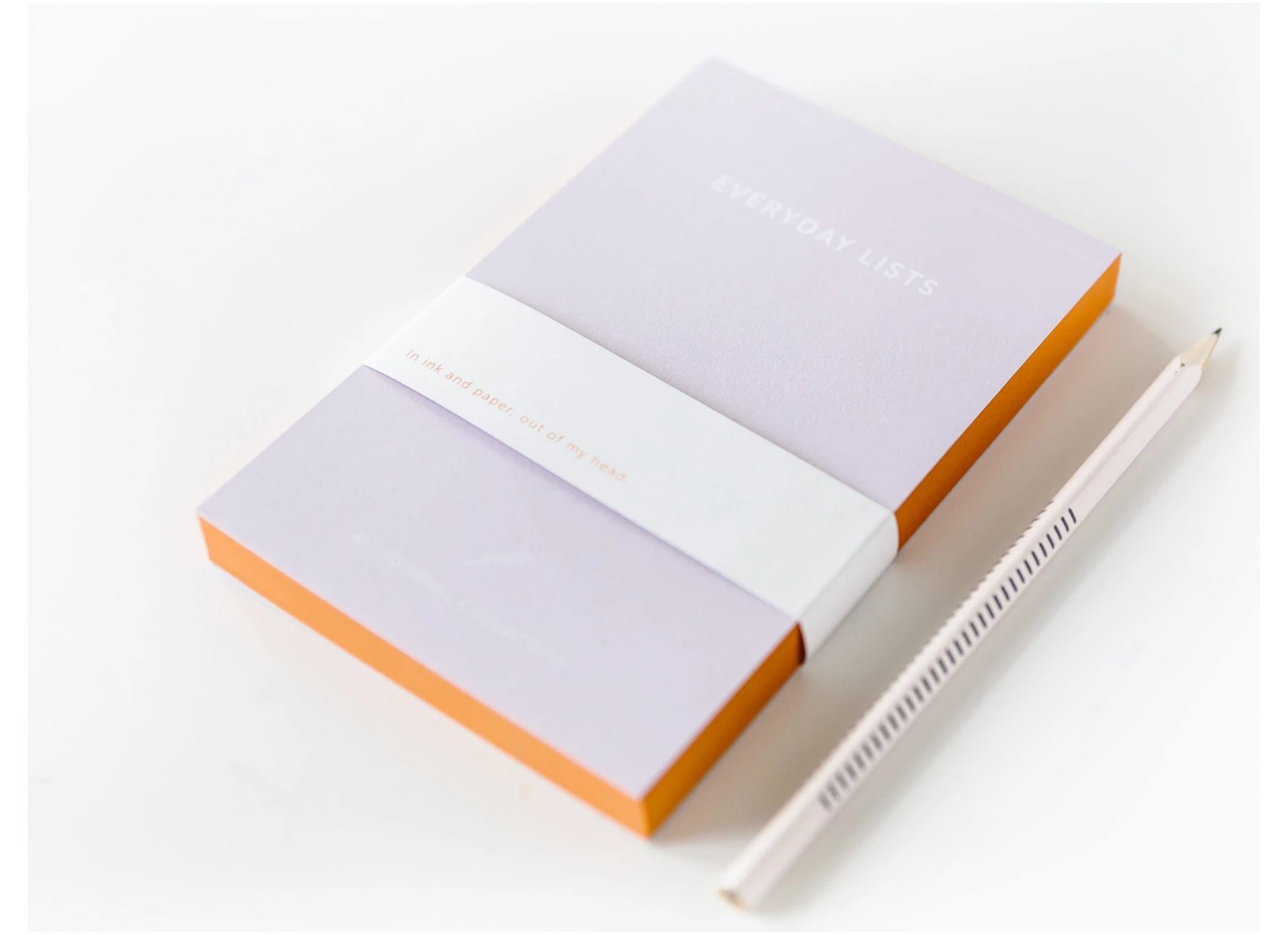 Notesbog orange/lilla