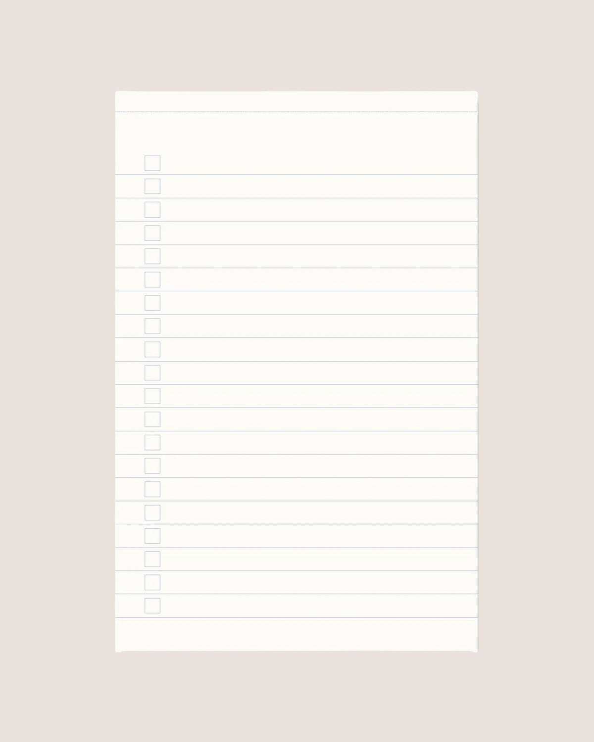 To-do liste med tern