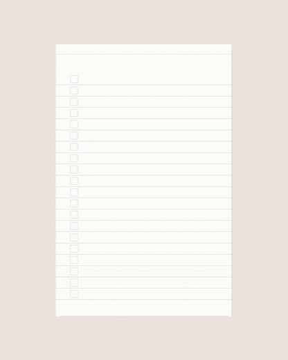 To-do liste med tern
