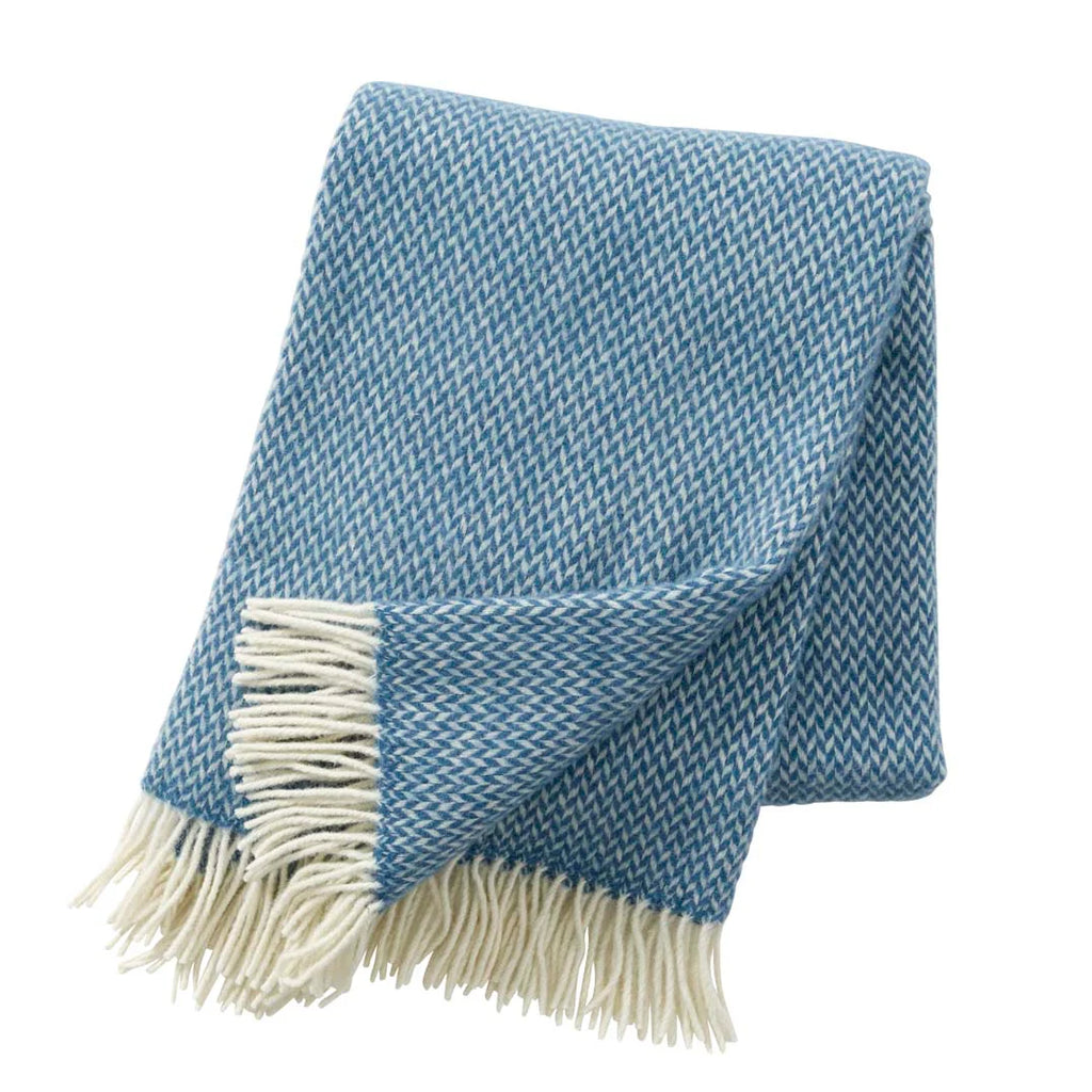 Pulse blanket in 60% merino wool and 40% lambswool