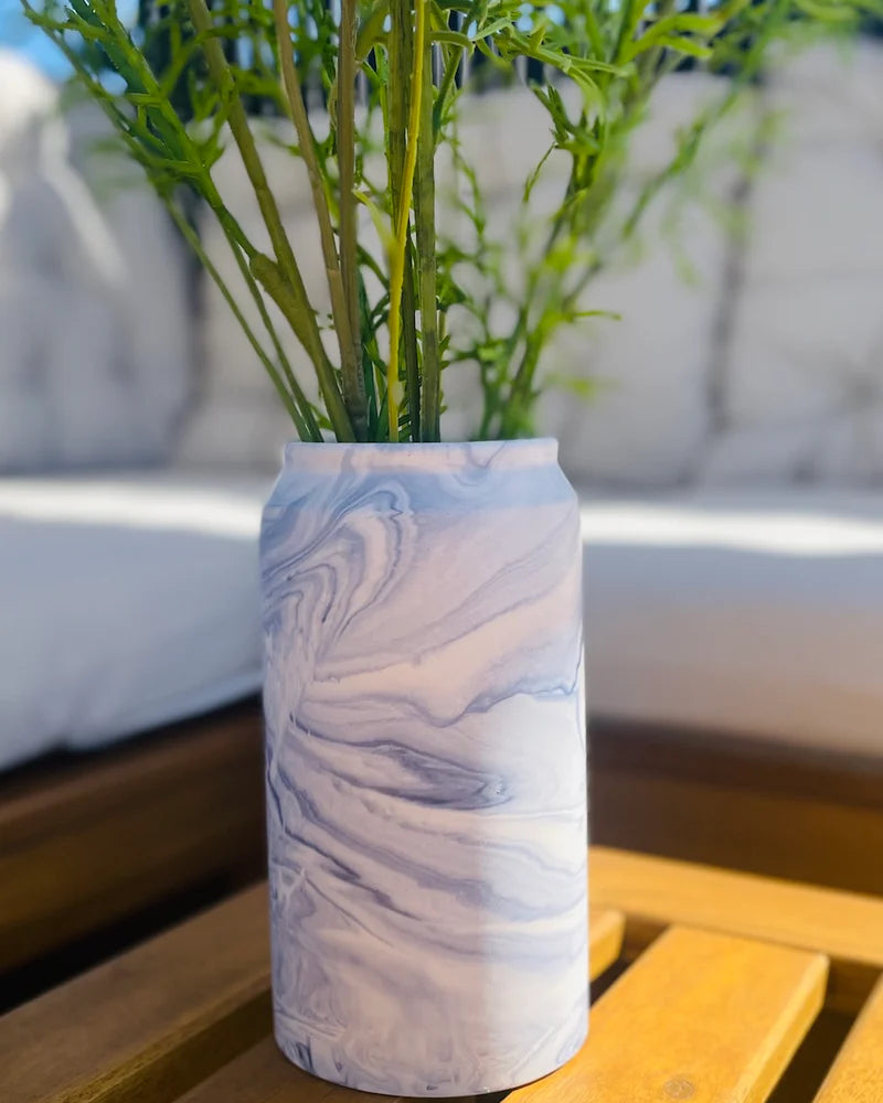 Vase i jesmonite