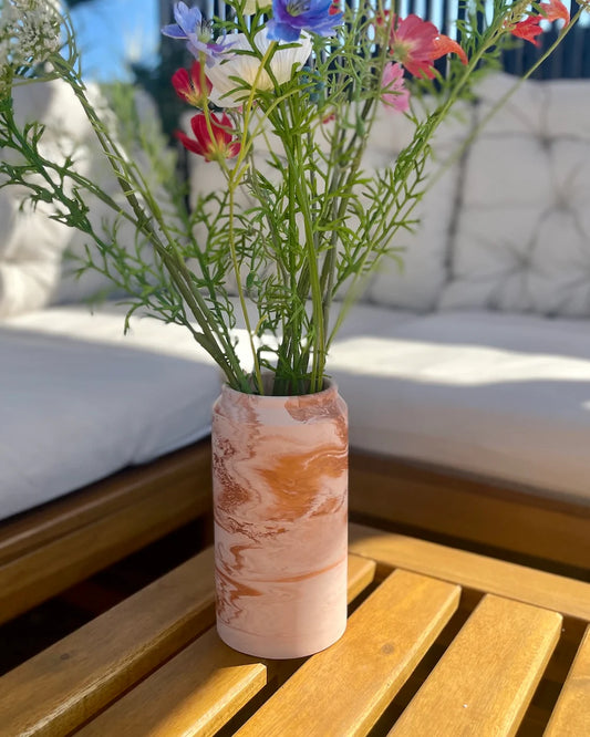 Vase i jesmonite