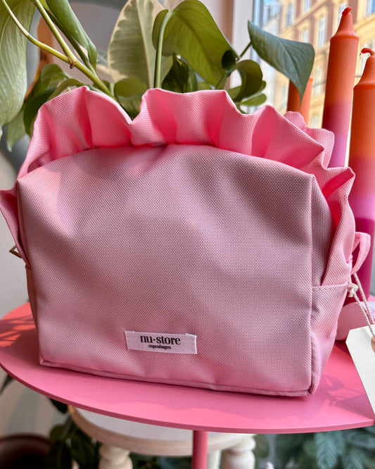 Baby pink beauty bag