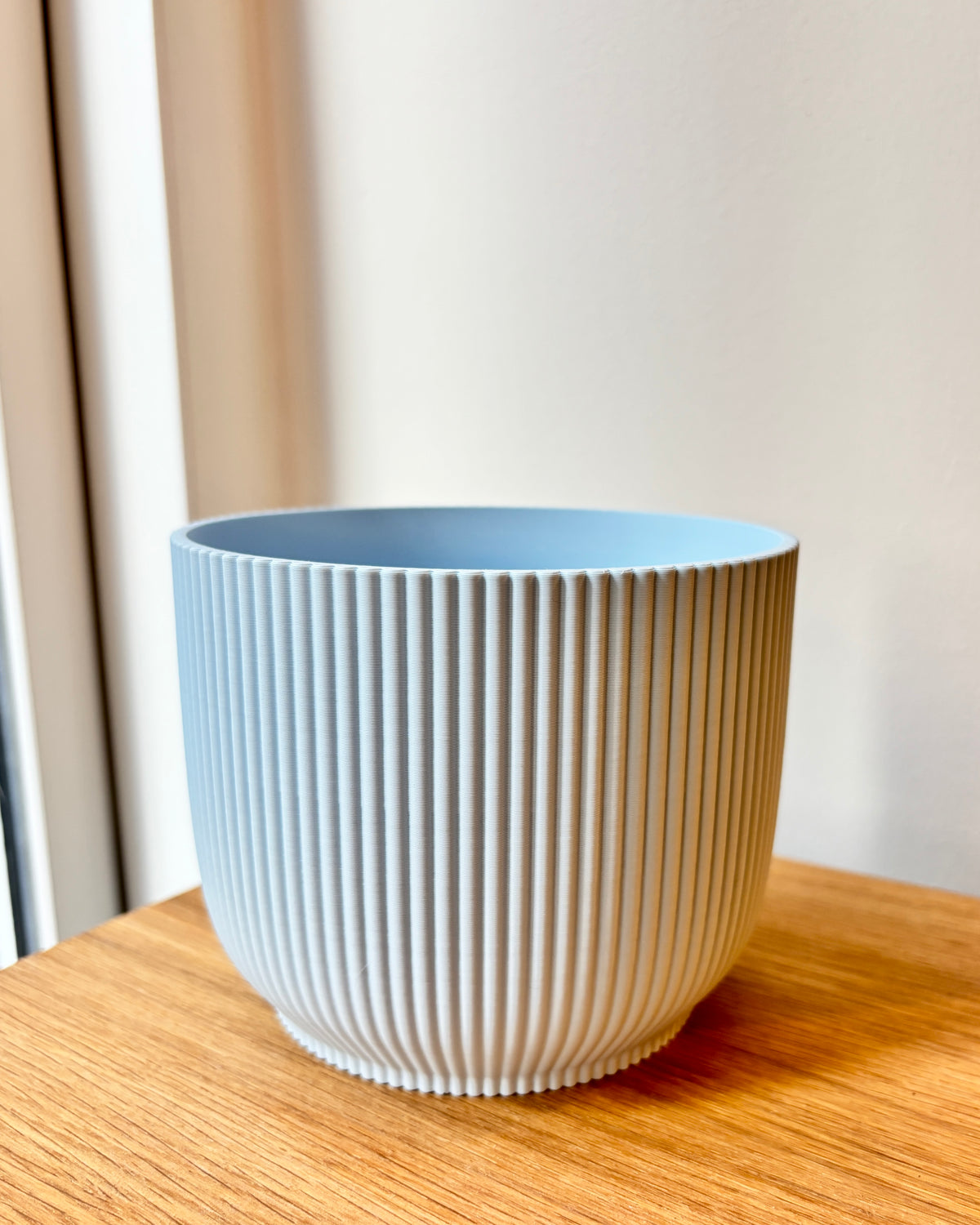 Lyseblå krukke - Ø12,5 - Bouton