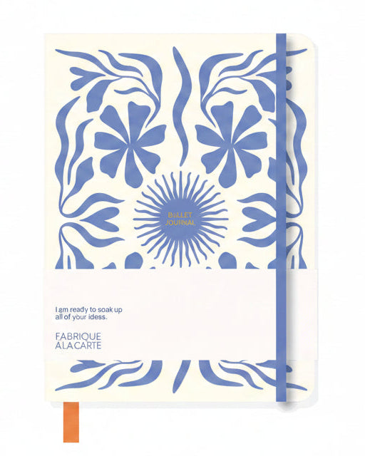 Bullet journal i blå