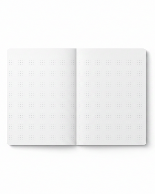 Bullet journal i blå