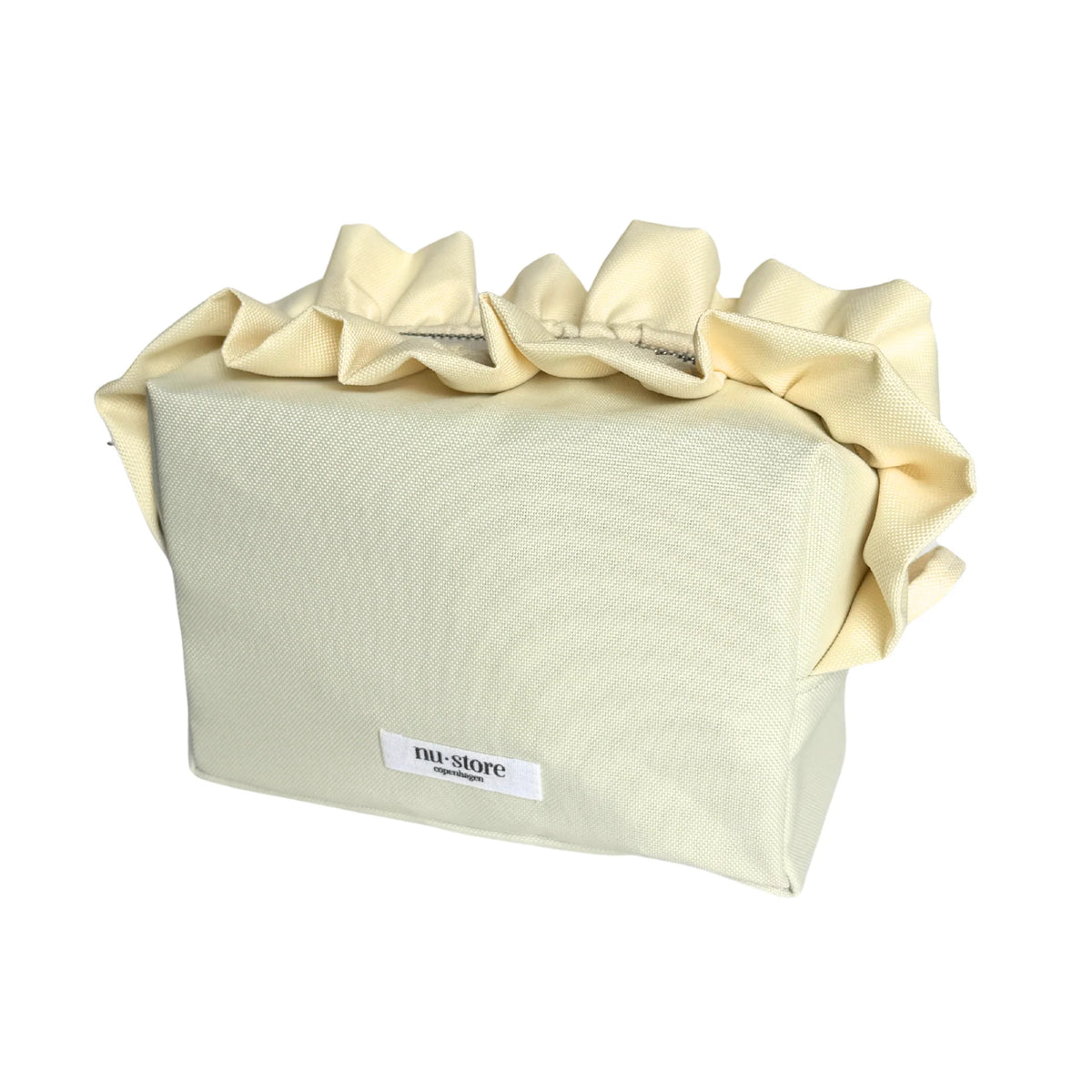Butter yellow beauty bag