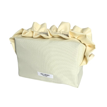 Butter yellow beauty bag