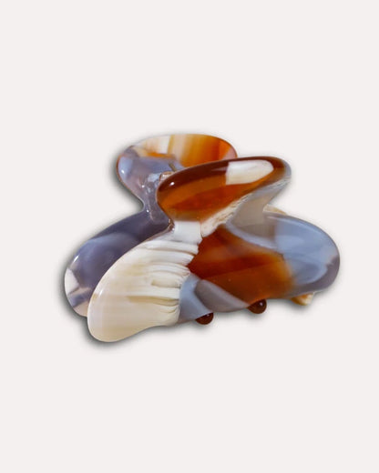 Mini hårklemme - amber