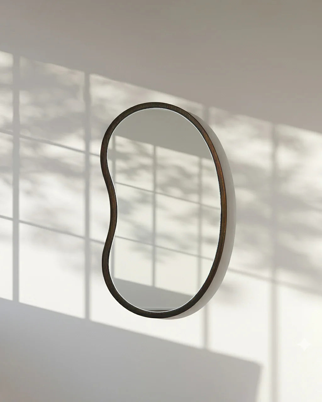 Smukt og organisk spejl