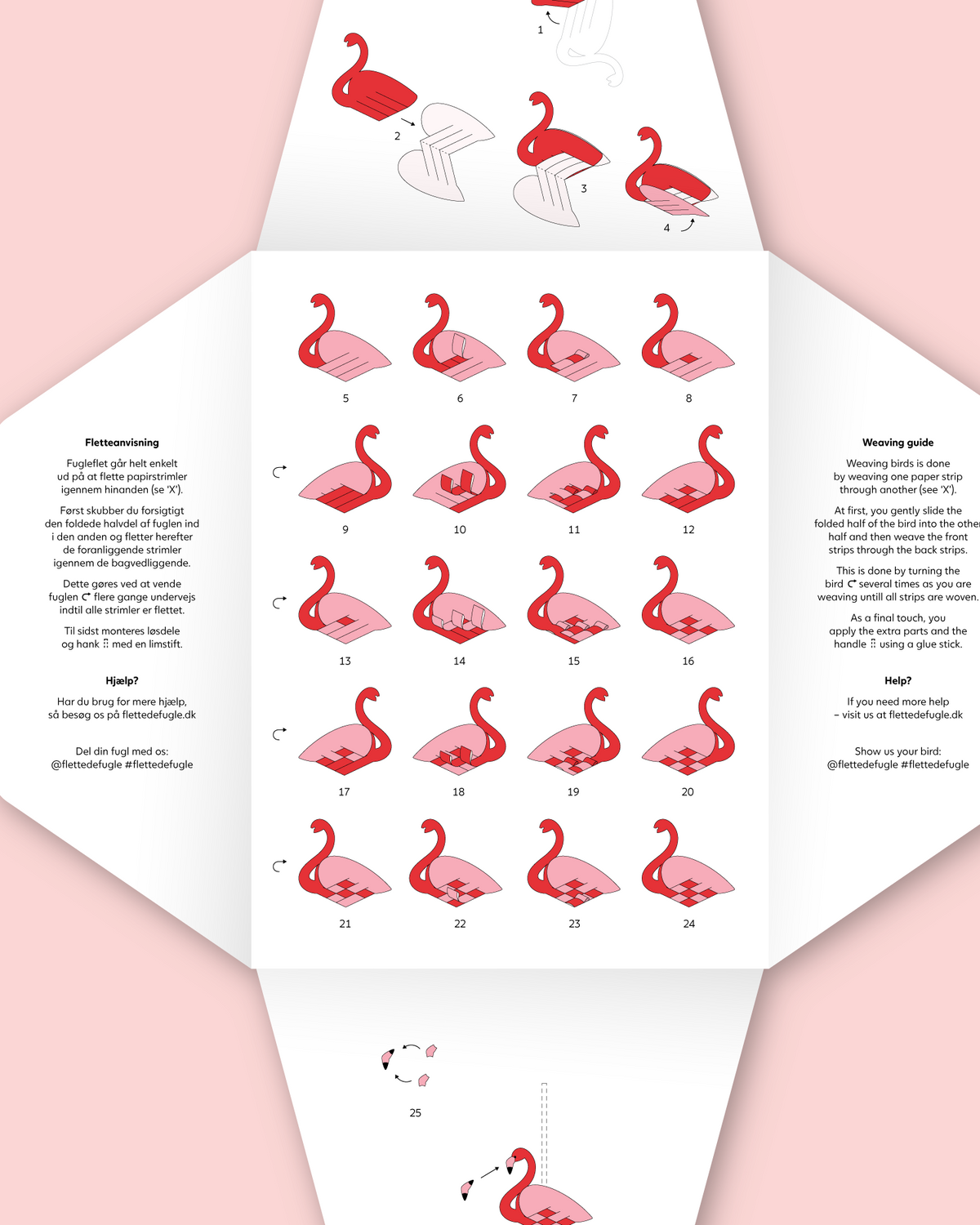 Flet selv fulg - Flamingo