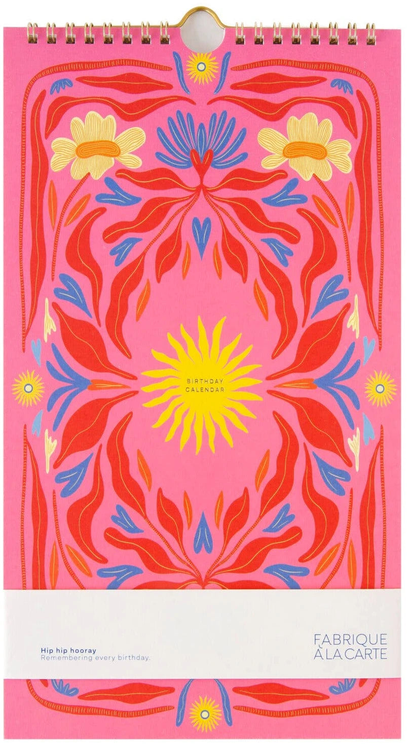Fødselsdagskalender - sun pink