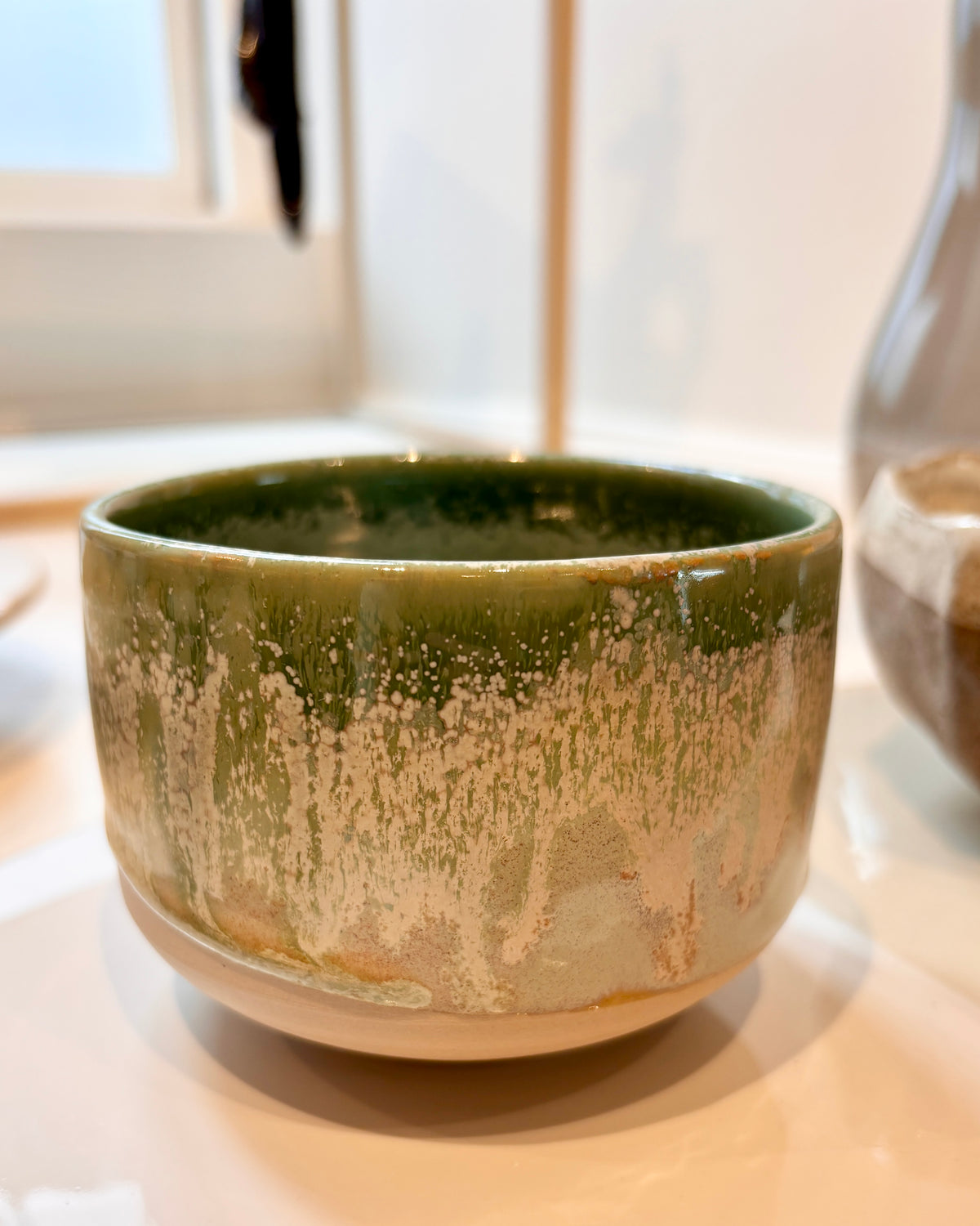 Løvgrøn Matcha kop/skål