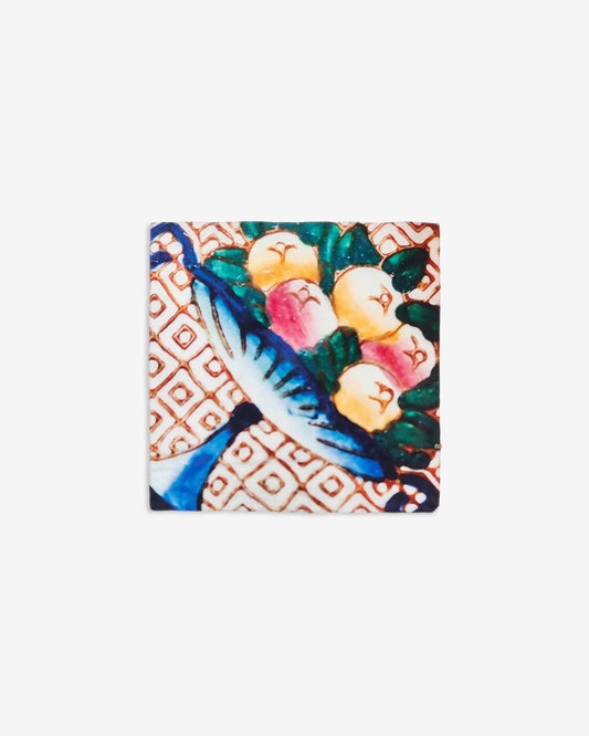 Iki silk twill scarf - Jeux de pommes