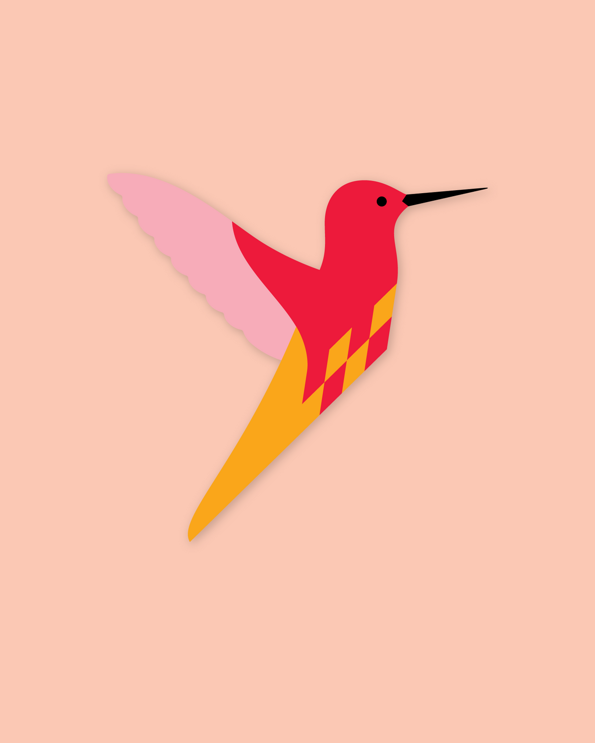 Flet selv fulg - Kolibri