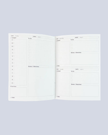 Dagskalender for 2027 - A5 - Mixer