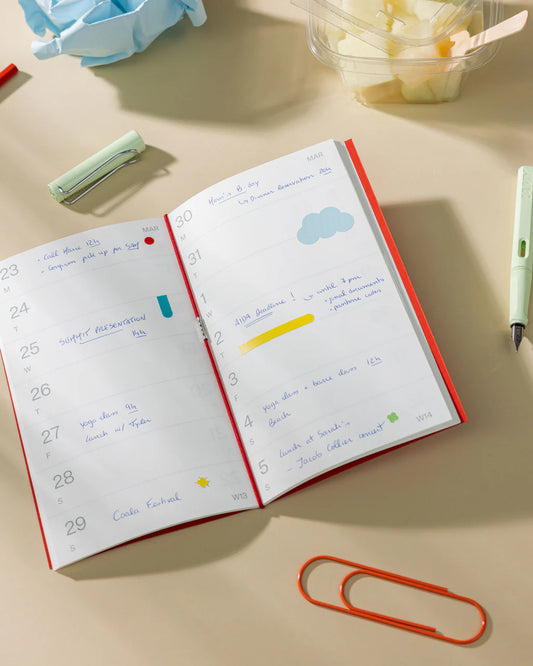 Build your own notebook/calendar