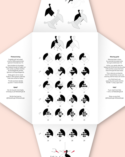 Flet selv fulg - Stork