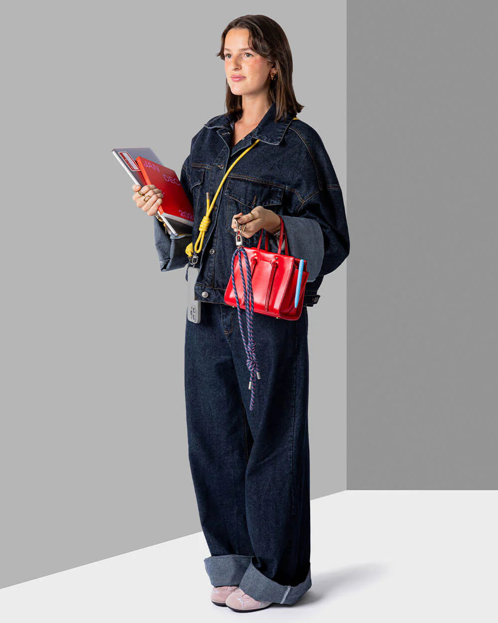 Crossbody telefon/nøgle snor